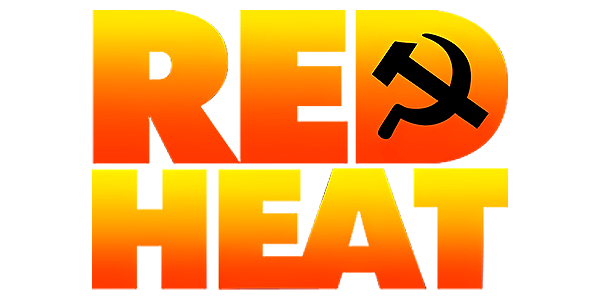 Red Heat logo for Commodore 64