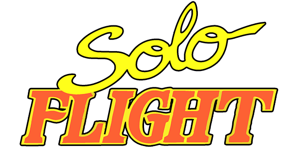 Solo Flight logo for Commodore 64