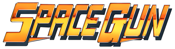 Space Gun logo for Commodore 64
