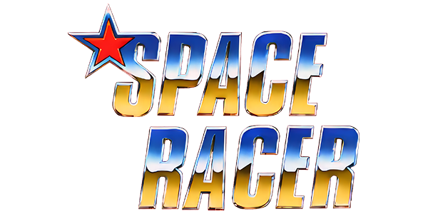 Space Racer logo for Commodore 64