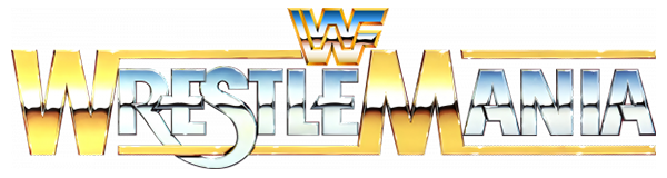 WWF Wrestlemania logo for Commodore 64