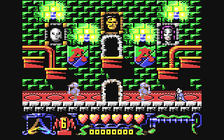 Addams Family screenshot 2 for Commodore 64