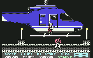 Bad Dudes screenshot 2 for Commodore 64