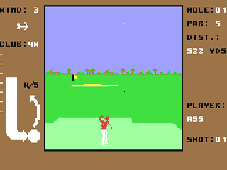 California Pro Golf screenshot 2 for Commodore 64