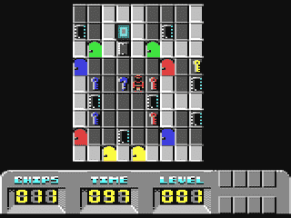 Chip's Challenge screenshot 3 for Commodore 64