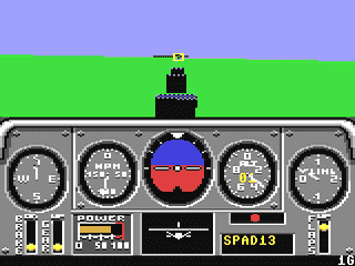 Chuck Yeager's Advanced Flight Trainer screenshot 2 for Commodore 64