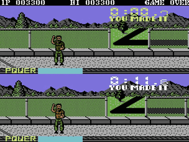 Combat School screenshot 3 for Commodore 64