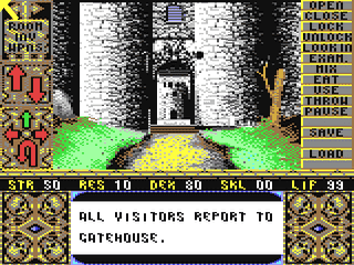 Elvira: Mistress Of The Dark screenshot 3 for Commodore 64
