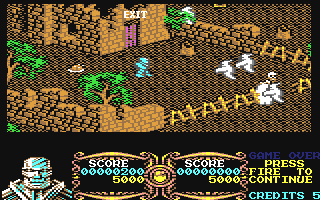 Gauntlet III screenshot 2 for Commodore 64