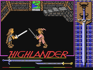 Highlander screenshot 3 for Commodore 64