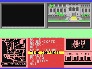 L.A. Crackdown screenshot 2 for Commodore 64