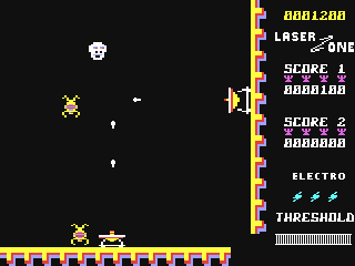Laserzone screenshot 3 for Commodore 64