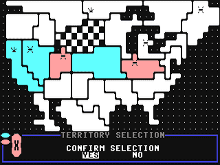 Lords Of Conquest screenshot 3 for Commodore 64