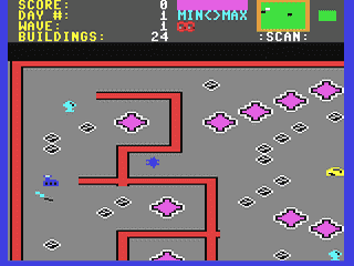 Lunar Outpost screenshot 3 for Commodore 64