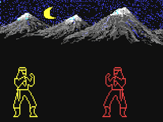 Master Ninja: Shadow Warrior Of Death screenshot 2 for Commodore 64