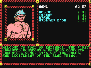 Advanced Dungeons & Dragons Pool of Radiance screenshot 3 for Commodore 64