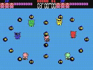 Psycho Pigs UXB screenshot 3 for Commodore 64