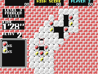 Puzznic screenshot 3 for Commodore 64