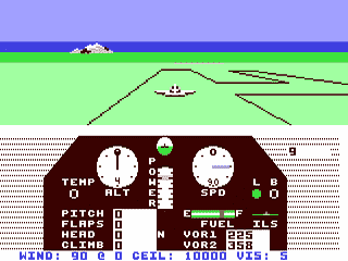 Solo Flight screenshot 3 for Commodore 64
