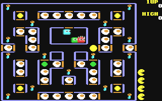 Super Pac-Man screenshot 3 for Commodore 64