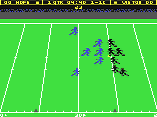 Touchdown Football screenshot 2 for Commodore 64
