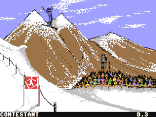 Winter Games [Cassette] screenshot 3 for Commodore 64