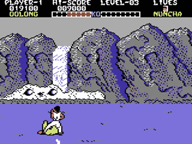 Yie Ar Kung-Fu [Cassette] screenshot 3 for Commodore 64