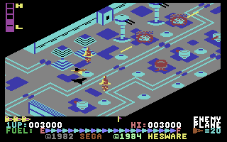 Zaxxon screenshot 3 for Commodore 64