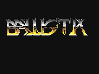 Ballistix title screen for Commodore 64