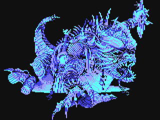 Bloodwych title screen for Commodore 64