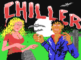 Chiller title screen for Commodore 64