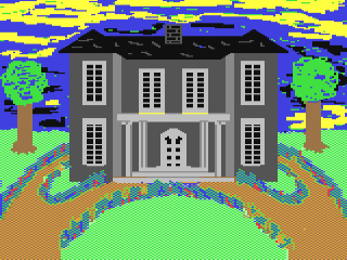 Cromwell House title screen for Commodore 64