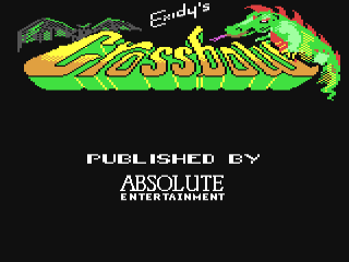 Crossbow title screen for Commodore 64
