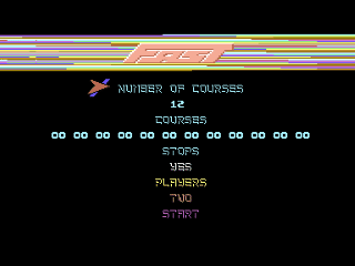 Fast Load Cartridge title screen for Commodore 64