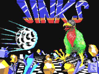 JINKS title screen for Commodore 64