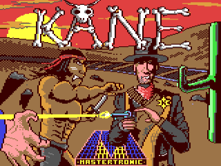 Kane title screen for Commodore 64