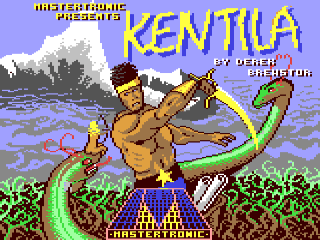 Kentilla title screen for Commodore 64
