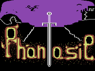 Phantasie title screen for Commodore 64