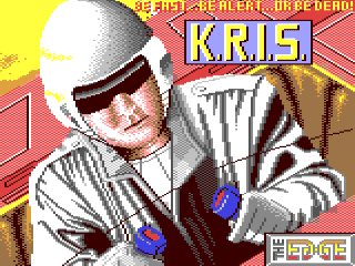Risk title screen for Commodore 64