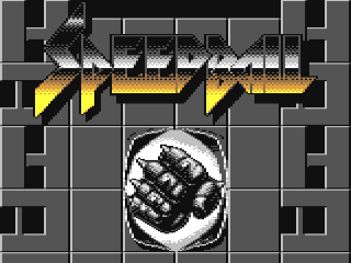 Speedball title screen for Commodore 64