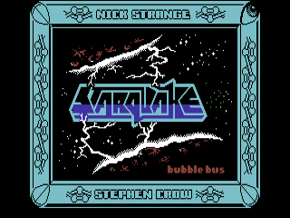 Starquake title screen for Commodore 64