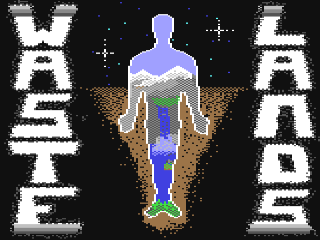 Wasteland title screen for Commodore 64