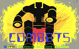 Combots title screen for Commodore 64