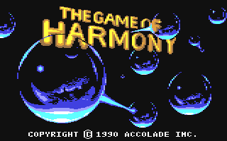 E-Motion title screen for Commodore 64