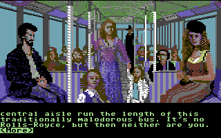 Jinxter title screen for Commodore 64