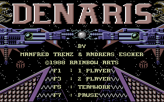 Katakis title screen for Commodore 64
