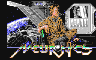 Neuronics title screen for Commodore 64