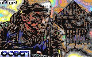 Operation Thunderbolt title screen for Commodore 64