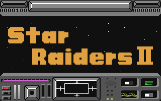 Star Raiders 2 title screen for Commodore 64