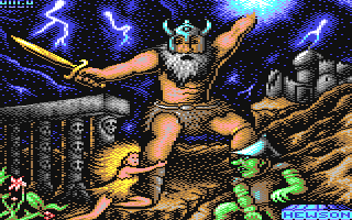 Stormlord title screen for Commodore 64